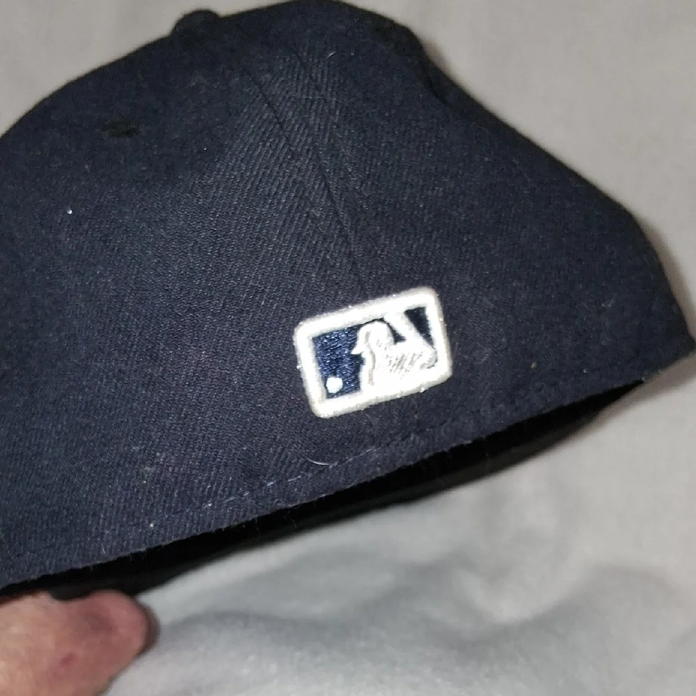 SUN SALE  Youth Detroit Tigers New Era 59FIFTY Classic Bl/Wh Fitted Hat sZ 6 3/8
